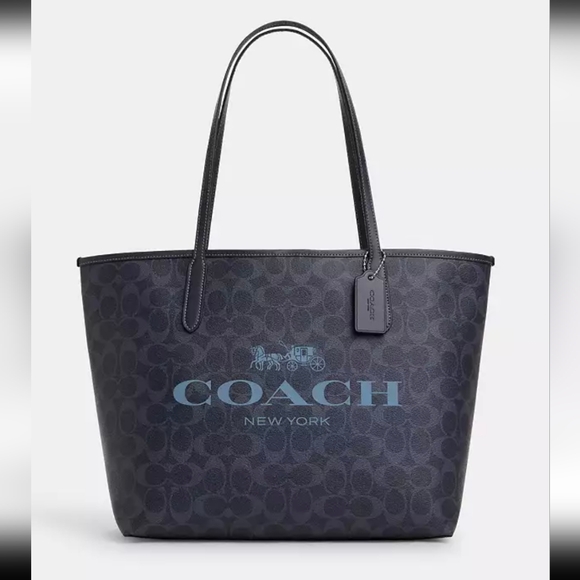 Coach...City Tote Bag - Picture 2 of 9